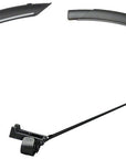 Guardabarros trasero Topeak Tetrafender R2 (compatible con neumáticos de carretera de hasta 650/700 x 32), color negro