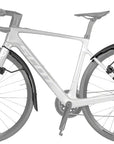 Juego de guardabarros Topeak Tetrafender R1/R2 (compatible con neumáticos de carretera de hasta 650/700 x 32) (negro)