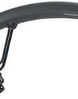 Guardabarros trasero Topeak Tetrafender M2 con correa, color negro