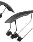 Juego de guardabarros Topeak Tetrafender M1 y M2 (delanteros y traseros con correa, negros)