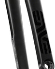 Horquilla de disco ENVE Composites AR - Eje de 12 x 100 mm, tubo de dirección cónico de 1-1/4", montaje plano, disco de carbono negro