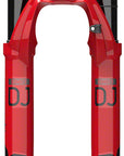 Marzocchi Bomber DJ Suspension Fork - 26" 100 mm 20 x 110 mm 37 mm Offset Gloss Red Grip Sweep-Adj