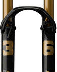 Horquilla de suspensión FOX 36 Factory - 29" 160 mm 15 x 110 mm Kabolt-X 44 mm de desplazamiento GRIP X Damper 58HT Negro brillante