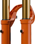 Horquilla de suspensión FOX 36 Factory - 29" 160 mm 15 x 110 mm Kabolt-X 44 mm de desplazamiento GRIP X Damper 58HT Naranja brillante
