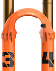 Horquilla de suspensión FOX 34 Step-Cast Factory - 29" 120 mm 15 x 110 mm Kabolt 44 mm de desplazamiento GRIP SL Amortiguador Push-Lock Naranja brillante