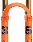 FOX 36 Factory Suspension Fork - 29" 160 mm 15 x 110 mm Kabolt-X 44mm Offset GRIP X Damper 58HT Shiny Orange