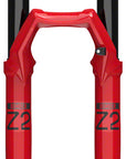 Marzocchi Bomber Z2 Suspension Fork - 29" 140 mm 15QR x 110 44mm Offset RAIL Sweep-Adjust Gloss Red