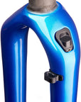 Horquilla de suspensión para grava Cane Creek Invert CS 30th Anniversary - 700c, 40 mm, 12 x 100 mm, 45 mm de desplazamiento, interruptor Climb azul
