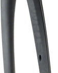 WHISKY No.9 RD Fork - 12mm Thru-Axle 1-1/4" Tapered Carbon Steerer Flat Mount Disc Matte BLK