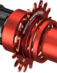 Kit de conversión de ruedas SOLO-XD XD/XDR de una sola velocidad (18 dientes) para buje libre SRAM XD/XDR (rojo)