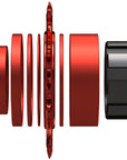 Kit de conversión de ruedas SOLO-XD XD/XDR de una sola velocidad (18 dientes) para buje libre SRAM XD/XDR (rojo)