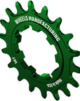 Wheels Manufacturing SOLO-SPEED Cog - 18t Fits SOLO-SPLINE SOLO-XD kits Green