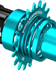 Kit de conversión de ruedas SOLO-XD XD/XDR de una sola velocidad (18 dientes) para SRAM XD/XDR Freeubs (verde azulado)