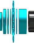 Kit de conversión de ruedas SOLO-XD XD/XDR de una sola velocidad (18 dientes) para SRAM XD/XDR Freeubs (verde azulado)