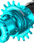 Kit de conversión de ruedas SOLO-XD XD/XDR de una sola velocidad (18 dientes) para SRAM XD/XDR Freeubs (verde azulado)