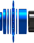 Kit de conversión de ruedas SOLO-XD XD/XDR de una sola velocidad - 18 dientes para SRAM XD/XDR Freeubs azul