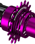 Wheels Manufacturing SOLO-XD XD/XDR Single Speed Conversion Kit - 18t For SRAM XD/XDR Freeubs Purple