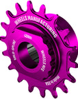 Kit de conversión de ruedas SOLO-SPLINE Micro Spline de una sola velocidad (18 dientes) para bujes Shimano Micro Spline, color morado