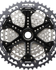 Shimano Deore XT CS-M8200-12 Cassette - 12-Speed 10-51t Hyperglide+ Micro Spline Gray/Silver
