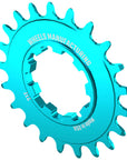 Ruedas de fabricación SOLO-SPEED Cog - 21t Compatible con kits SOLO-SPLINE SOLO-XD Verde azulado