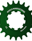 Wheels Manufacturing SOLO-SPEED Cog - 21t Fits SOLO-SPLINE SOLO-XD kits Green