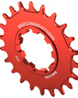 Ruedas de fabricación SOLO-SPEED Cog - 22t Compatible con kits SOLO-SPLINE SOLO-XD Rojo