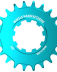 Ruedas de fabricación SOLO-SPEED Cog - 22t Compatible con kits SOLO-SPLINE SOLO-XD Verde azulado