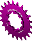 Ruedas de fabricación SOLO-SPEED Cog - 22t Compatible con kits SOLO-SPLINE SOLO-XD Púrpura