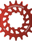 Wheels Manufacturing SOLO HG Cog - 20t Fits SOLO-HG Kits Red