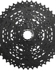 Cassette SunRace M993 de 9 velocidades, 11-46 dientes, araña de aleación y anillo de bloqueo, ED, negro