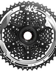 Cassette SunRace CSMX9X de 11 velocidades, 10-46 dientes, cromado negro para cuerpo de conductor XD