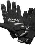 100% R-Core Gloves - Black Full Finger Mens Small