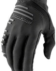 100% R-Core Gloves - Black Full Finger Mens Large