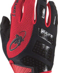 Lizard Skins Monitor SL Gloves - Jet Black/Crimson Full Finger Medium