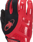 Guantes de gel Lizard Skins Monitor SL - Rojo/Negro, dedos completos, talla extragrande