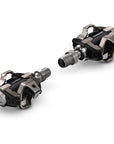 Pedales Garmin Rally XC100 con medidor de potencia - Pedales automáticos de aleación de doble cara de 9/16" negros, par, sensor único Shimano SPD