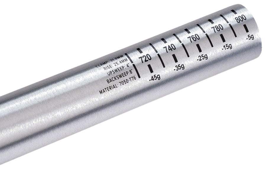 ProTaper A25 Handlebar - 810mm 25mm Rise 35mm Aluminum Polished