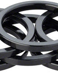 Problem Solvers Headset Stack Spacer - 28.6 3mm Aluminum Black Bag of 10