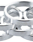 Espaciador de pila de auriculares Problem Solvers - 28,6 x 5 mm, aluminio plateado, bolsa de 10