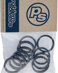 Problem Solvers Headset Stack Spacer - 25.4 5mm Aluminum Black Bag of 10