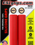ESI Ribbed Chunky Grips - Red