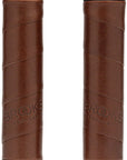 Brooks Willow Leather Grips - Antique Brown 130/130mm