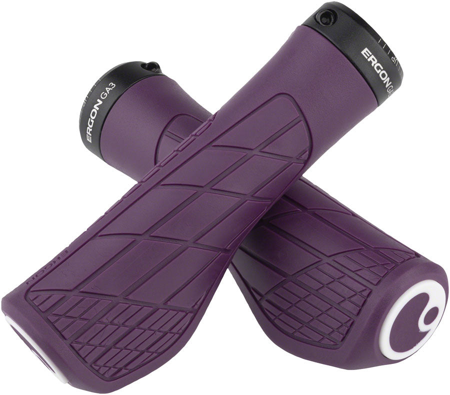 Ergon GA3 Grips Purple Reign Lock-On Large – Airpark Bike Co