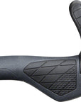 Puños Ergon GS3 - Negro/Gris con bloqueo grande