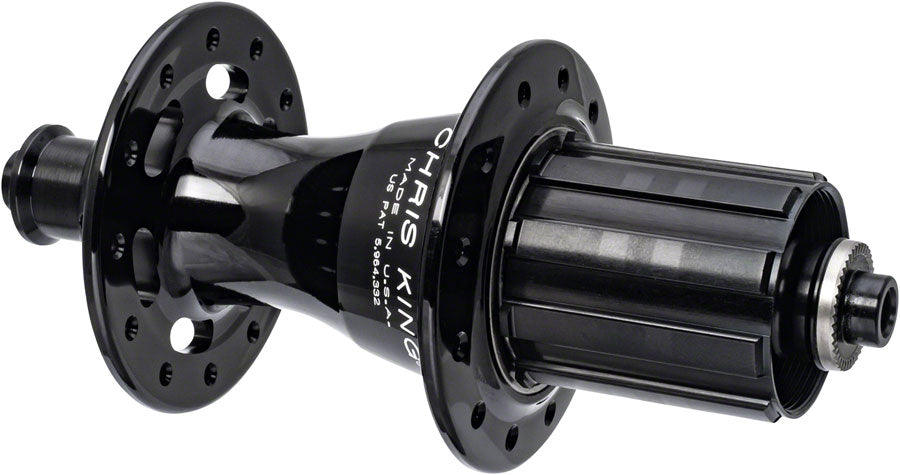 Chris King R45 Rear Hub - QR x 130mm Rim Brake HG 11 Road Black