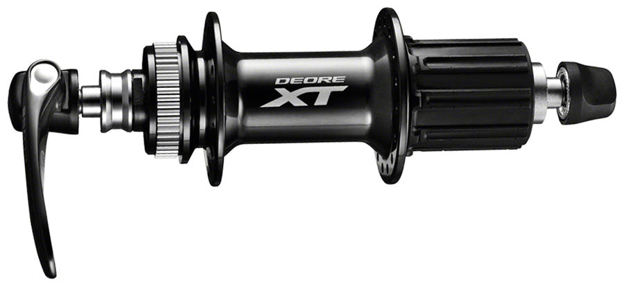 パーツ SHIMANO XT FH-M8000 / WTB KOM LIGHTi23 Shimano XT FH-M8000 Rear Hub - QR x 135mm Center-Lock HG 11 MTN Black