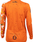 Salsa Womens Terrazzo Long Sleeve Jersey - 2X-Large Orange