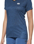 100% Airmatic Jersey - Blue Short Sleeve Womens X-Large