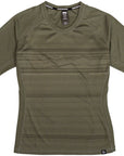 Maillot de manga corta RaceFace Nimby - Verde oliva, talla pequeña para mujer