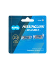 KMC MissingLink CL559CR Connector Campagnolo - 10-Speed Reusable Silver 2 Pairs/Card